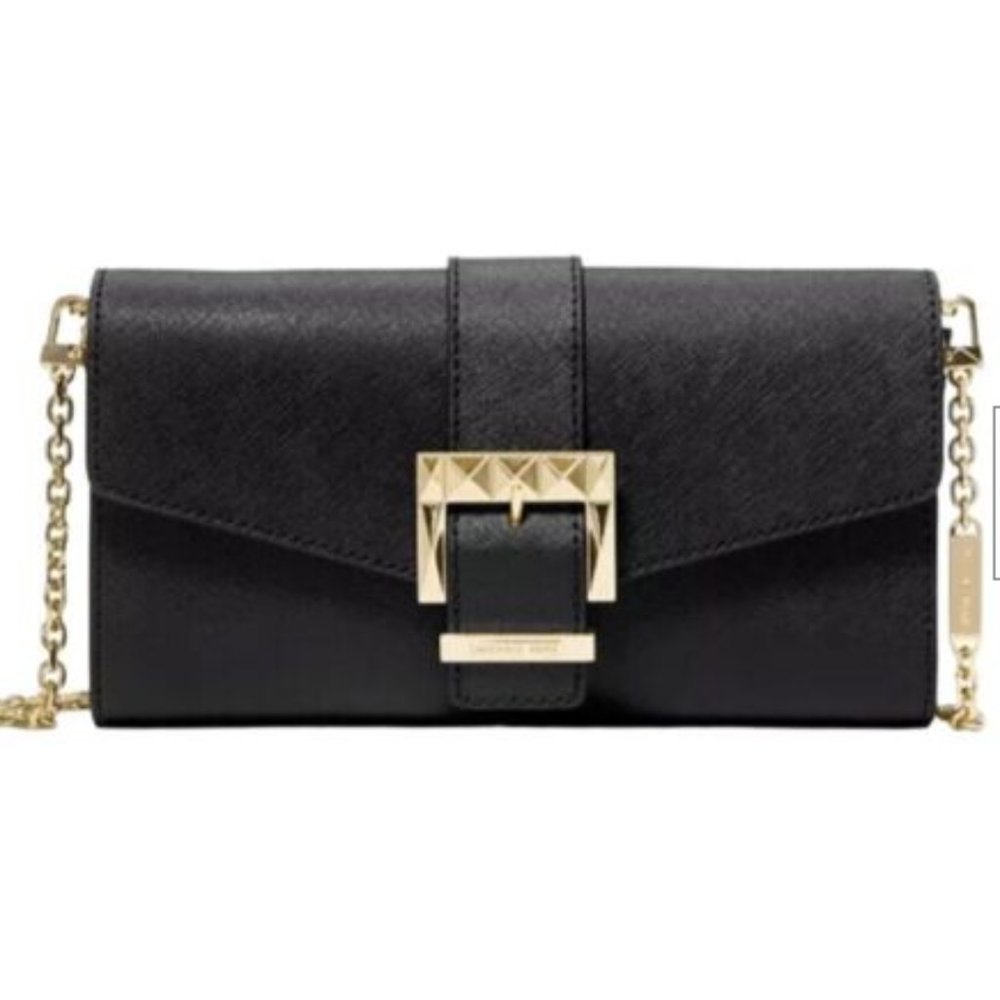 MICHAEL KORS Penelope Medium Leather Clutch